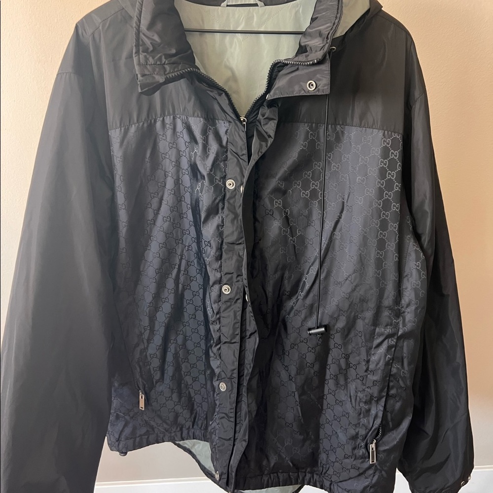 Black Gucci monogram jacket